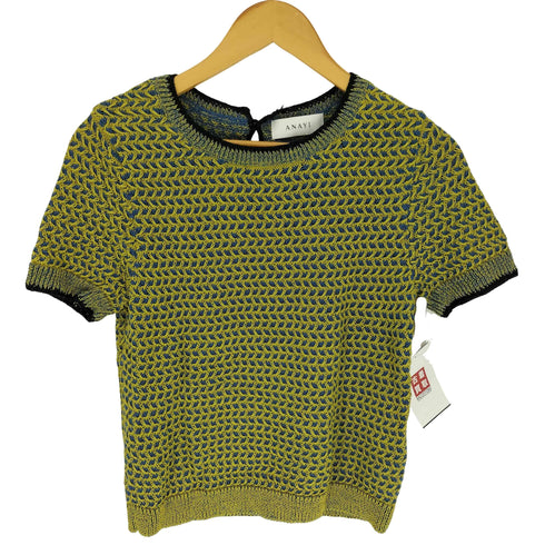 アナイ ANAYI コットンテープ S/S ニット レディース JPN:38